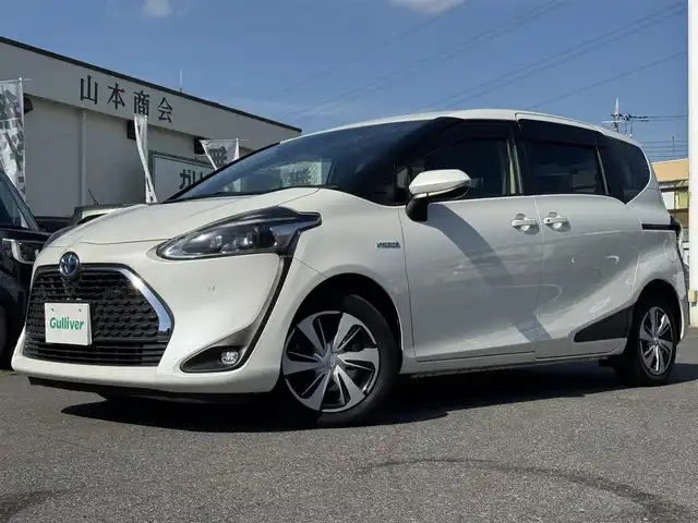 トヨタ シエンタ ハイブリッド G クエロ 千葉県 2019(平31)年 5.8万km ホワイトパールクリスタルシャイン トヨタセーフティセンス/プリクラッシュセーフティシステム/オートマチックハイビーム/車線逸脱警報/純正ナビ/フルセグTV/Bluetooth/両側パワースライドドア/12.1インチフリップダウンモニター/クルーズコントロール/ビルトインETC/ハーフレザー/プッシュスタート/スマートキー/保証書/スペアキー