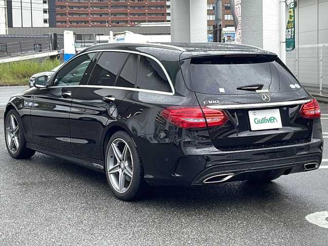 メルセデス・ベンツ Ｃ１８０ ワゴン スポーツ 福岡県 2014(平26)年 12万km オブシディアンブラック メーカーナビ（フルセグＴＶ・Ｂｌｏｏｔｏｏｔｈ）/前席シートヒーター　/前席パワーシート　/運転席メモリーシート　/ヘッドアップディスプレイ/前方ドライブレコーダー　/クルーズコントロール　/ＥＴＣ　/パワーバックドア/前席カーテンエアバック/レーダー探知機/ウィンカーミラー/パワーウィンドウ/パワーステアリング/アイドリングストップ/純正マット（AMG）/純正18インチアルミホイール/プッシュスタート/スマートキー/取扱説明書