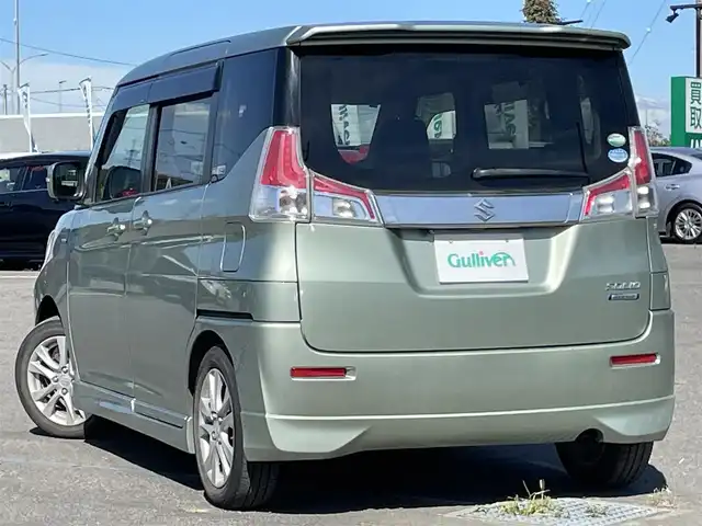 スズキ ソリオ HV MZ 道央・札幌 2017(平29)年 5.4万km クリアライムM ４WD/純正メーカーナビ/CD/DVD/BT/フルセグ/横滑り防止装置/アラウンドビューモニター/ETC/アイドリングストップ/両側パワースライドドア/前席シートヒーター/革巻きステアリング/ステアリングリモコン/プッシュスタート/スマートキー/HIDヘッドライト/オートライト/フォグランプ/電動格納ミラー/ヒーテッドドアミラー/ウィンカーミラー/純正フロアマット/ドアバイザー/スペアキー