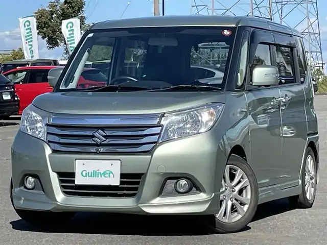 スズキ ソリオ HV MZ 道央・札幌 2017(平29)年 5.4万km クリアライムM ４WD/純正メーカーナビ/CD/DVD/BT/フルセグ/横滑り防止装置/アラウンドビューモニター/ETC/アイドリングストップ/両側パワースライドドア/前席シートヒーター/革巻きステアリング/ステアリングリモコン/プッシュスタート/スマートキー/HIDヘッドライト/オートライト/フォグランプ/電動格納ミラー/ヒーテッドドアミラー/ウィンカーミラー/純正フロアマット/ドアバイザー/スペアキー