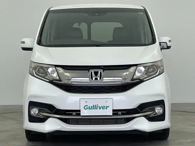 ホンダ ステップワゴン スパーダ クルスピセンシング 群馬県 2016(平28)年 6.1万km ホワイトオーキッドパール 純正7インチナビ（CD/DVD/BT/SD/フルセグ）/ホンダセンシング/両側パワースライドドア/アイドリングストップ/オートライト/前ドライブレコーダー