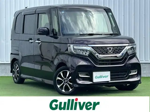 ホンダ Ｎ ＢＯＸ カスタム G EX ホンダセンシング 香川県 2019(令1)年 6万km プレミアムベルベットパープル・パール 1オーナー/SDナビ【CN-RE050】/(Bluetooth/フルセグTV/DVD/MSV)/バックカメラ/ホンダセンシング/・衝突軽減ブレーキ/・車線維持支援システム/・アダプティブクルーズコントロール/・誤発進防止装置/シーケンシャルウィンカー/両側電動スライドドア/前後ドライブレコーダー/ビルトインETC/LEDヘッドライト/LEDフォグライト/オートライト/ステアリングスイッチ/純正14インチアルミホイール/純正フロアマット/後席サンシェード/取扱説明書/新車保証書