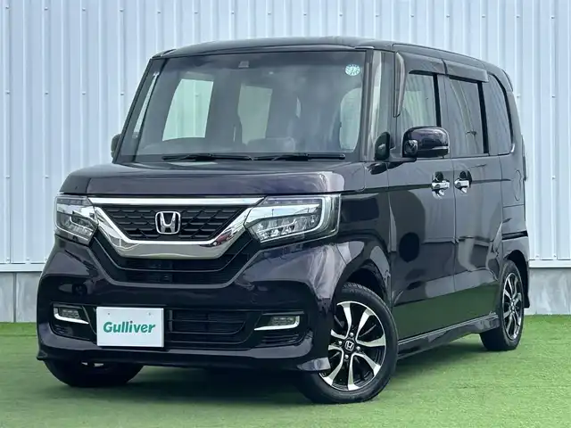 ホンダ Ｎ ＢＯＸ カスタム G EX ホンダセンシング 香川県 2019(令1)年 6万km プレミアムベルベットパープル・パール 1オーナー/SDナビ【CN-RE050】/(Bluetooth/フルセグTV/DVD/MSV)/バックカメラ/ホンダセンシング/・衝突軽減ブレーキ/・車線維持支援システム/・アダプティブクルーズコントロール/・誤発進防止装置/シーケンシャルウィンカー/両側電動スライドドア/前後ドライブレコーダー/ビルトインETC/LEDヘッドライト/LEDフォグライト/オートライト/ステアリングスイッチ/純正14インチアルミホイール/純正フロアマット/後席サンシェード/取扱説明書/新車保証書