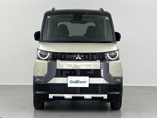 三菱 デリカミニ T プレミアム 福島県 2025(令7)年 0.1千km アイボリーⅡ /届出済未使用車//e-Assist/・衝突被害軽減ブレーキシステム/・車線逸脱警報システム/・アダプティブクルーズコントロール/・クリアランスソナー//全周囲カメラ//デジタルインナーミラー//純正ディスプレイオーディオ/・BT.USB.スマホ連携//両側パワースライドドア//ハーフレザーシート/・前席シートヒーター//ステアリングヒーター//ステアリングスイッチ//パドルシフト//LEDヘッドライト//フォグライト//プッシュスタート//スマートキー×2//電動パーキングブレーキ//純正15インチAW//シートバックテーブル//ロールサンシェード//後席サーキュレーター