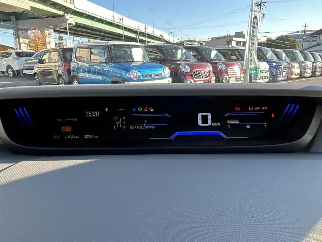 ホンダ フリード ハイブリット EX 愛知県 2017(平29)年 10.2万km ホワイトオーキッドパール ホンダセンシング/　・衝突軽減ブレーキ/　・誤発進抑制機能/　・アダプティブクルーズコントロール/　・車線維持システム/両側パワースライド/純正HDDナビ/　・フルセグTV/　・Bluetootｈ/　・CD/DVD/　・AM/FM/　・iPod/純正フロアマット/純正15インチAW/ハーフレザーシート/シートヒーター（前席）/LEDヘッドライト/オートライト/ビルトインETC/スマートキー