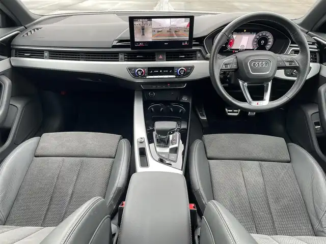 アウディ Ａ４ アバント 35TDI Sライン 東京都 2021(令3)年 3.9万km 白 ＭＭＩナビ／ＤＴＶ/３６０°カメラ/マトリクスＬＥＤ/ハーフレザーシート/シートヒーター/ACC/BSM/レーンアシスト/バーチャルコックピット/ETC/前後ドラレコ/パワーバックドア/Apple Car Play/Andoroido Auto