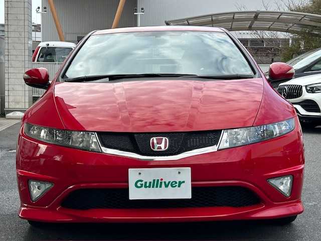 ホンダ シビック タイプR ユーロ 東京都 2010(平22)年 4.9万km ミラノレッド 6MT/社外ナビ/バックカメラ/アルカンターラバケットシート（黒/赤）/HIDヘッドランプ/レッドスティッチ革巻きステアリングホイール/アルミ製球形シフトノブ/メタル製スポーツペダル/オートエアコン/「TYPER EURO」エンブレム/ETC/電動格納ミラー/ミラーヒーター/ドライブレコーダー（前方）/パワステ/パワーウィンドウ/シガーソケット/スペアキー/記録簿 H23～H28、H31~R7/保証書＆取扱説明書