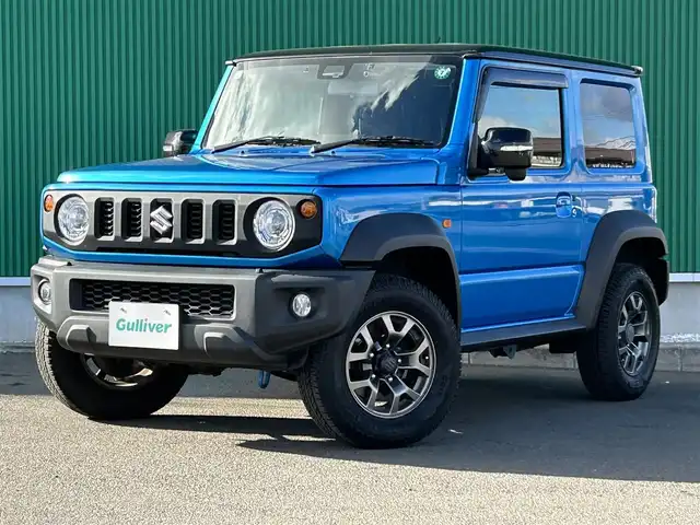 スズキ ジムニー シエラ JC 宮城県 2019(平31)年 8.7万km ブリスクブルーメタリック/ブラック2トーンルーフ ワンオーナー/社外SDナビ/・フルセグTV/・Bluetooth/・CD/DVD/ETC/純正15インチAW/バックカメラ/シートヒーター/クルーズコントロール/フルオートエアコン/LEDヘッドライト/ヘッドライトウォッシャー/電動格納ミラー/スズキセーフティサポート/・デュアルセンサーブレーキサポート/・誤発進抑制機能/・車線逸脱警報機能/・ふらつき警報機能/・ハイビームアシスト/・標識認識機能/・6エアバッグ/本革巻きステアリングホイール/UVカット機能付ガラス/キーレスプッシュスタートシステム