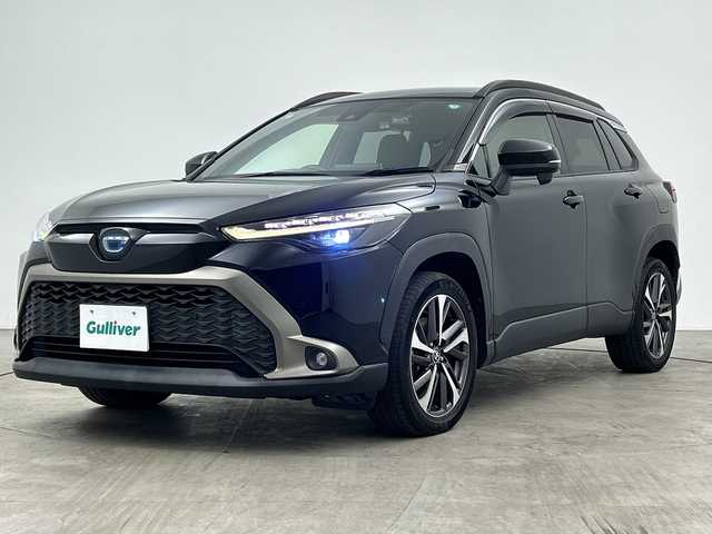 トヨタ カローラ クロス ハイブリッド Z 三重県 2021(令3)年 4.5万km アティチュードブラックマイカ /禁煙車//純正9インチディスプレイオーディオ//バックカメラ//トヨタセーフティセンス//衝突軽減ブレーキ//レーントレーシングアシスト//レーダークルーズコントロール//ブラインドスポットモニター//RCTA//PKSB//RSA//オートハイビーム//前後クリアランスソナー//ルーフレール//パワーバックドア//LED//フォグ//オートライト//純正ビルトインETC//ハーフレザーシート//DN席シートヒーター