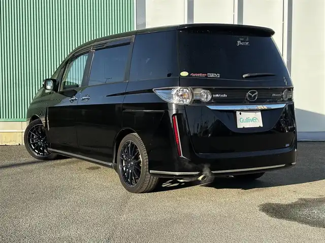 マツダ ビアンテ 20S 福岡県 2011(平23)年 7万km ブリリアントブラック 両側パワスラ/アイドリングストップ/社外ETC/社外AW/キセノンヘッドライト/純正フロアマット/SDナビ/・BT/・バックカメラ/・フルセグTV/ALPINEフリップダウンモニター/スペアキー