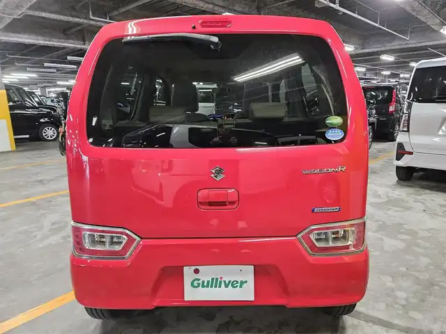 スズキ ワゴンＲ HYBRID FX 鹿児島県 2018(平30)年 2.5万km ピュアレッド イクリプスナビ/フルセグTV/アイドリングストップシステム/ベージュファブリックシート/運転席シートヒーター/リモコンキー/禁煙車