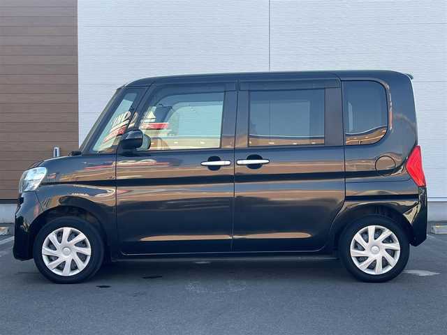 ダイハツ タント L 秋田県 2018(平30)年 9.1万km ブラックマイカメタリック ４WD/社外ナビ/ワンセグ/リモコンキー/アイドリングストップ/プッシュスタート/ステアリングスイッチ/運転席シートヒーター/ETC/社外フロアマット/純正ドアバイザー/パワーステアリング/パワーウィンドウ/横滑り防止/盗難防止装置/レベライザー/電動格納ミラー/保証書/取扱説明書/記録簿