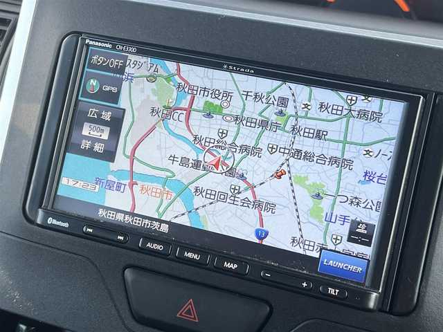 ダイハツ タント L 秋田県 2018(平30)年 9.1万km ブラックマイカメタリック ４WD/社外ナビ/ワンセグ/リモコンキー/アイドリングストップ/プッシュスタート/ステアリングスイッチ/運転席シートヒーター/ETC/社外フロアマット/純正ドアバイザー/パワーステアリング/パワーウィンドウ/横滑り防止/盗難防止装置/レベライザー/電動格納ミラー/保証書/取扱説明書/記録簿