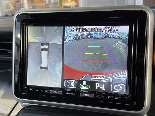 スズキ スペーシア ギア HYBRID XZ 福島県 2020(令2)年 4万km フェニックスレッドパール/ガンメタリック2トーンルーフ 全方位カメラ　/両側パワースライドドア　/前席シートヒーター　/８インチナビ（フルセグTV/CD/DVD/Bluetooth）　/前方ドライブレコーダー　/レーンキープアシスト　/クリアランスソナー　/アイドリングストップ　/ＬＥＤヘッドライト　/純正ドアバイザー