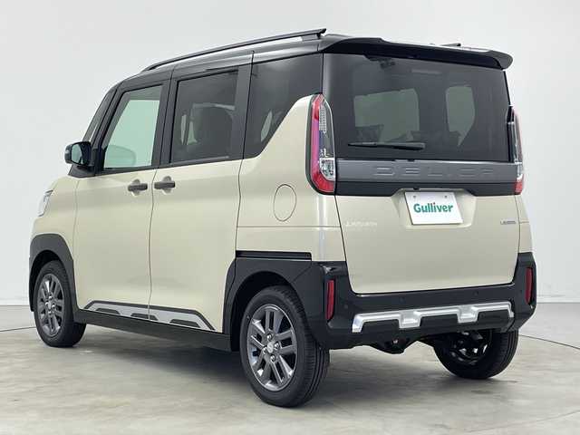 三菱 デリカミニ T プレミアム 新潟県 2025(令7)年 0.1千km アイボリー 4WD/純正9インチディスプレイオーディオ/(AppleCarPlay.AndroidAuto.Bluetooth)/全方位カメラ/両側パワースライドドア/ハーフレザーシート/シートヒーター/ステアリングヒーター/サイドデカール/コーナーセンサー/ヒルディセントコントロール/プッシュスタート/スマートキー/板キースペア
