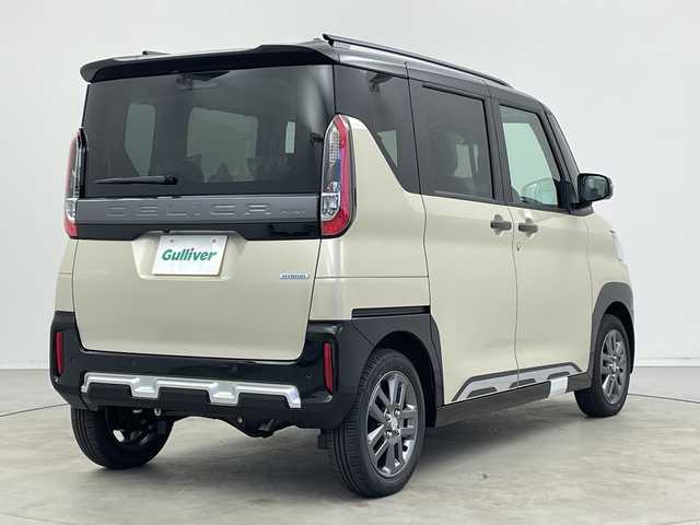三菱 デリカミニ T プレミアム 新潟県 2025(令7)年 0.1千km アイボリー 4WD/純正9インチディスプレイオーディオ/(AppleCarPlay.AndroidAuto.Bluetooth)/全方位カメラ/両側パワースライドドア/ハーフレザーシート/シートヒーター/ステアリングヒーター/サイドデカール/コーナーセンサー/ヒルディセントコントロール/プッシュスタート/スマートキー/板キースペア