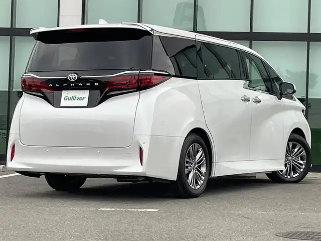 トヨタ アルファード Z 和歌山県 2025(令7)年 0.1千km プラチナホワイトパールマイカ 左右独立ムーンルーフ/純正14インチメーカーナビ/フルセグTV/パノラミックビューモニター/デジタルインナーミラー/プリクラッシュセーフティー/レーダークルーズコントロール/両側パワースライドドア/置くだけ充電/パワーシート/シートヒーター/シートエアベンチレーション/ステアリングヒーター/純正ドライブレコーダー/純正ビルトインETC2.0/純正アルミホイール/LEDヘッドライト/オートライト/オートマチックハイビーム
