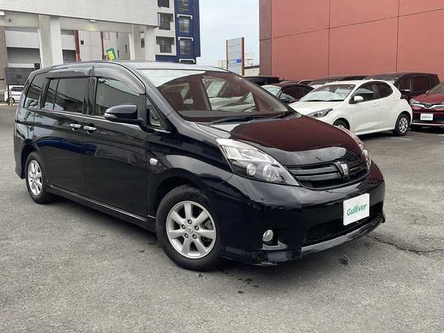 トヨタ アイシス プラタナ Vセレクション ノアール 宮崎県 2014(平26)年 6.2万km ブラック ＳＤナビ　Ｂｌｕｅｔｏｏｔｈ　バックカメラ　フルセグＴＶ　ＥＴＣ　両側パワースライドドア　ＣＤチェンジャー　純正アルミホイール　純正フロアマット　ＬＥＤライト プッシュスタート オートライト