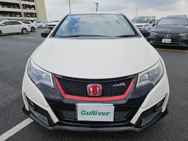 ホンダ シビック タイプR 静岡県 2016(平28)年 3.8万km チャンピオンシップホワイト 6MT車/純正ナビ/フルセグTV/バックカメラ/クルーズコントロール/LEDヘッドランプ/オートライト/オートエアコン/革巻きステアリング/ステアリングスイッチ/ロゴ入りスエード/メッシュコンビシート/純正19インチアルミホイール/Brembo製レッドキャリパー/スマートキー/プッシュエンジンスタート/禁煙車