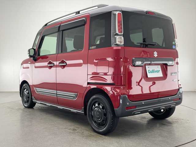 スズキ スペーシア ギア HYBRID XZターボ 宮崎県 2020(令2)年 2.7万km フェニックスレッドパール/ガンメタリック2トーンルーフ 純正ナビ　/Ｂｌｕｅｔｏｏｔｈ/アラウンドビューモニター/バックカメラ/クルーズコントロール　/コーナセンサー　/Ｄ／Ｎ席シートヒーター　/両側パワースライドドア/レーンキープアシスト/衝突被害軽減ブレーキシステム　/横滑り防止機能/オートライト/パドルシフト/ハンドルリモコン