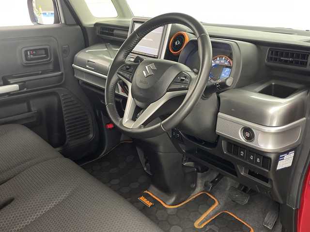 スズキ スペーシア ギア HYBRID XZターボ 宮崎県 2020(令2)年 2.7万km フェニックスレッドパール/ガンメタリック2トーンルーフ 純正ナビ　/Ｂｌｕｅｔｏｏｔｈ/アラウンドビューモニター/バックカメラ/クルーズコントロール　/コーナセンサー　/Ｄ／Ｎ席シートヒーター　/両側パワースライドドア/レーンキープアシスト/衝突被害軽減ブレーキシステム　/横滑り防止機能/オートライト/パドルシフト/ハンドルリモコン