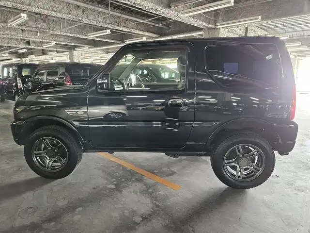 スズキ ジムニー ランドベンチャー 長崎県 2016(平28)年 8.4万km ブルーイッシュブラックパール3 IC付ターボ/社外LEDヘッドランプ/革巻きステアリング/ステアリングスイッチ/合皮シート/前席シートヒーター/純正16インチアルミホイール/リモコンキー/禁煙車