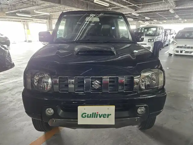 スズキ ジムニー ランドベンチャー 長崎県 2016(平28)年 8.4万km ブルーイッシュブラックパール3 IC付ターボ/社外LEDヘッドランプ/革巻きステアリング/ステアリングスイッチ/合皮シート/前席シートヒーター/純正16インチアルミホイール/リモコンキー/禁煙車