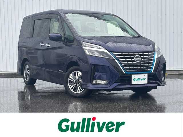 日産 セレナ e－パワー ハイウェイスター V 滋賀県 2021(令3)年 7.6万km アズライトブルー 純正10インチナビ/・FM/AM/・CD/DVD/Blu-ray/・SD/MusicStocker/・Bluetooth/・フルセグTV/アラウンドビューモニター/ステアリングスイッチ/革巻きステアリング/前後ドライブレコーダー/ETC/プロパイロット/エマージェンシーブレーキ/車線逸脱警報/車線逸脱防止支援/後側方車両検知警報/後側方衝突防止支援/クロストラフィックアラート/クリアランスソナー/移動物検知/ふらつき検知/オートハイビーム/デジタルインナーミラー/ハンズフリーパワースライドドア/リアロールサンシェード/オートマチックヘッドライト/LEDヘッドライト/フォグランプ/電動格納ミラー