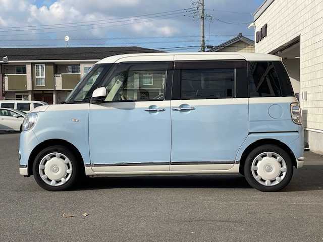 ダイハツ ムーヴ キャンバス X メイクアップ SA Ⅱ 愛知県 2016(平28)年 7.8万km パールホワイトⅢ/シルキーブルーパール 2トーン 衝突軽減ブレーキ/社外ナビ・ワンセグTV/バックカメラ/ドライブレコーダー/アイドリングストップ/横滑り防止装置/オートライト/フォグランプ/プッシュスタート/スマートキー