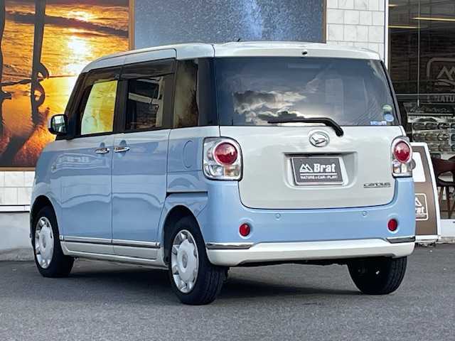 ダイハツ ムーヴ キャンバス X メイクアップ SA Ⅱ 愛知県 2016(平28)年 7.8万km パールホワイトⅢ/シルキーブルーパール 2トーン 衝突軽減ブレーキ/社外ナビ・ワンセグTV/バックカメラ/ドライブレコーダー/アイドリングストップ/横滑り防止装置/オートライト/フォグランプ/プッシュスタート/スマートキー