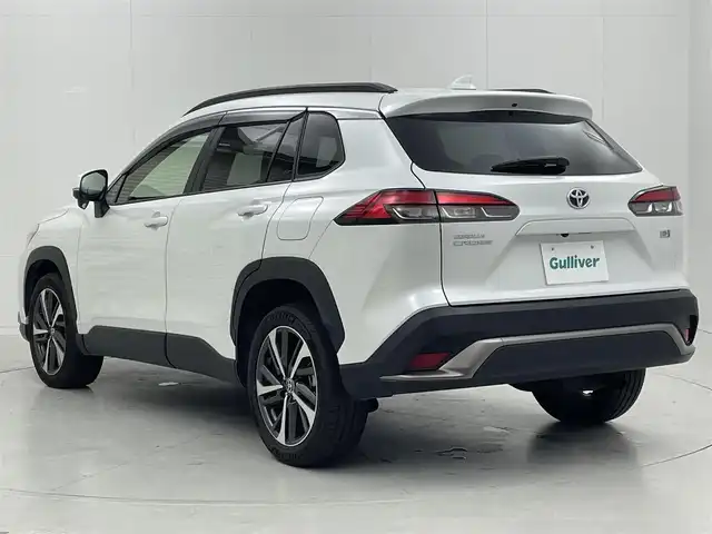 トヨタ カローラ クロス ハイブリッド Z 茨城県 2022(令4)年 3万km プラチナホワイトパールマイカ 純正DA/ナビキット/バックカメラ/フルセグ/衝突被害軽減ブレーキ/車線逸脱抑制装置/レーダークルーズコントロール/オートマチックハイビーム/クリアランスソナー/BSM/ETC/ドラレコ/シートヒーター/純正18インチAW/LEDヘッドライト/スマートキー