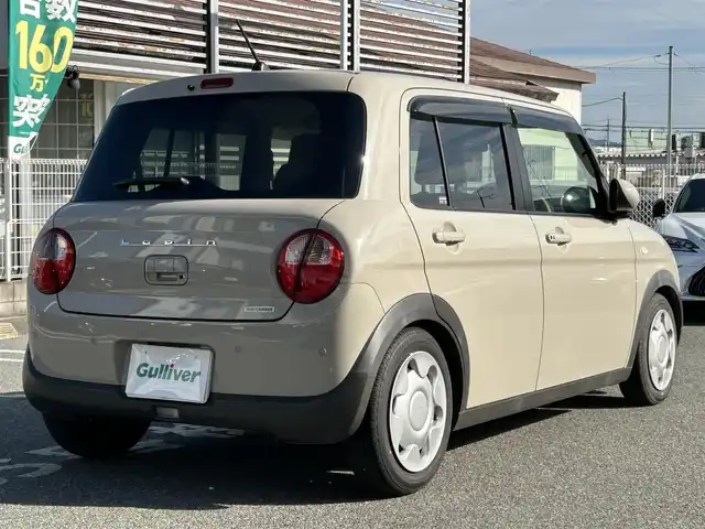 スズキ ラパン S 奈良県 2020(令2)年 5.9万km フォーンベージュM ワンオーナー/社外ナビ/Dインナーミラ―/シートヒータ/ETC/オートライト（LED）/バックカメラ/Bluetooth/スマートキー/スペアキー/レーンキープアシスト/横滑り防止/TV/保証書/取扱説明書