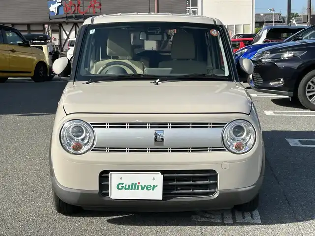スズキ ラパン S 奈良県 2020(令2)年 5.9万km フォーンベージュM ワンオーナー/社外ナビ/Dインナーミラ―/シートヒータ/ETC/オートライト（LED）/バックカメラ/Bluetooth/スマートキー/スペアキー/レーンキープアシスト/横滑り防止/TV/保証書/取扱説明書