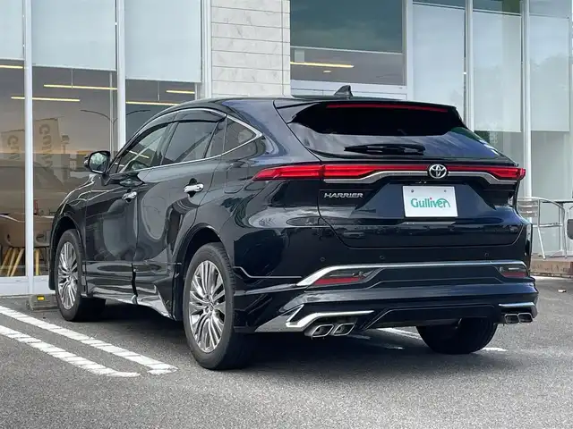 トヨタ ハリアー Z レザーパッケージ 宮崎県 2020(令2)年 2.9万km プレシャスブラックパール ワンオーナー/純正ナビ/(AM.FM.Bluetooth.USB)/フルセグTV/アラウンドビューカメラ/モデリスタフルエアロ/ドライブレコーダー/デジタルインナーミラー/パワーシート/ビルドインETC/ハンドルヒーター/電動リアゲート/エアシート/シートヒーター/レーダークルーズコントロール/レーンキープアシスト/横滑り防止機能/衝突軽減ブレーキ/パワーウィンドウ/スマートキー/スペアキー