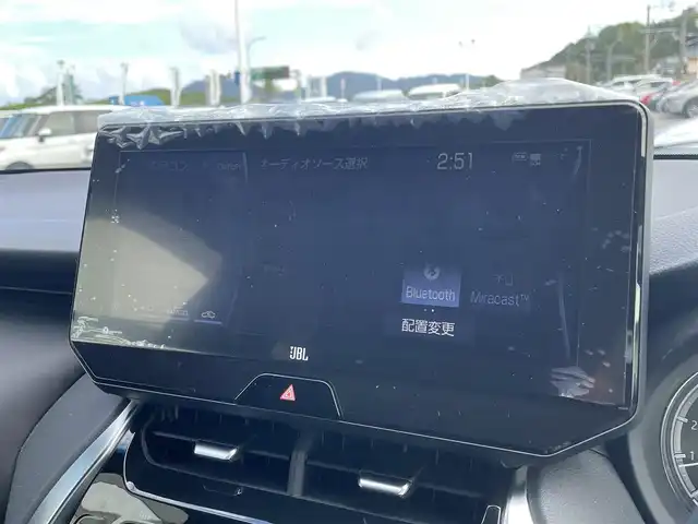 トヨタ ハリアー Z レザーパッケージ 宮崎県 2020(令2)年 2.9万km プレシャスブラックパール ワンオーナー/純正ナビ/(AM.FM.Bluetooth.USB)/フルセグTV/アラウンドビューカメラ/モデリスタフルエアロ/ドライブレコーダー/デジタルインナーミラー/パワーシート/ビルドインETC/ハンドルヒーター/電動リアゲート/エアシート/シートヒーター/レーダークルーズコントロール/レーンキープアシスト/横滑り防止機能/衝突軽減ブレーキ/パワーウィンドウ/スマートキー/スペアキー
