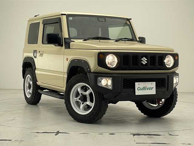 スズキ ジムニー XL 沖縄県 2021(令3)年 2.2万km シフォンアイボリーM 社外9インチナビ(MDV-M908HDL)/フルセグＴＶ　ＢＴ　ＤＶＤ　ＣＤ/バックカメラ/ＥＴＣ/シートカバー/プッシュスタート　/スマートキー/ダウンヒルアシスト/オートライト/社外ホイール（純正スチールホイール4本有り）/社外オーバーフェンダー/社外ステップバー/社外給油口カバー/社外牽引フック/社外スペアタイヤブラケット（純正パーツ有り）/保証書