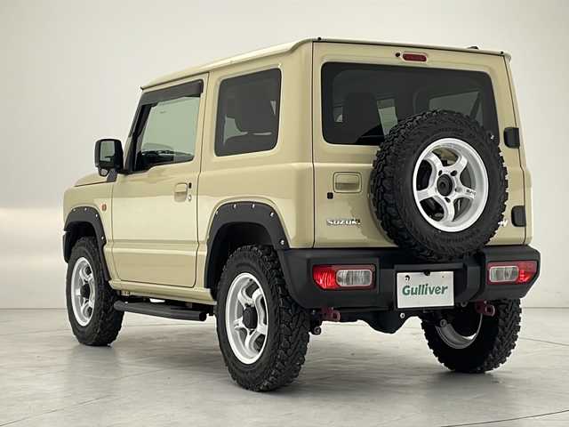 スズキ ジムニー XL 沖縄県 2021(令3)年 2.2万km シフォンアイボリーM 社外9インチナビ(MDV-M908HDL)/フルセグＴＶ　ＢＴ　ＤＶＤ　ＣＤ/バックカメラ/ＥＴＣ/シートカバー/プッシュスタート　/スマートキー/ダウンヒルアシスト/オートライト/社外ホイール（純正スチールホイール4本有り）/社外オーバーフェンダー/社外ステップバー/社外給油口カバー/社外牽引フック/社外スペアタイヤブラケット（純正パーツ有り）/保証書