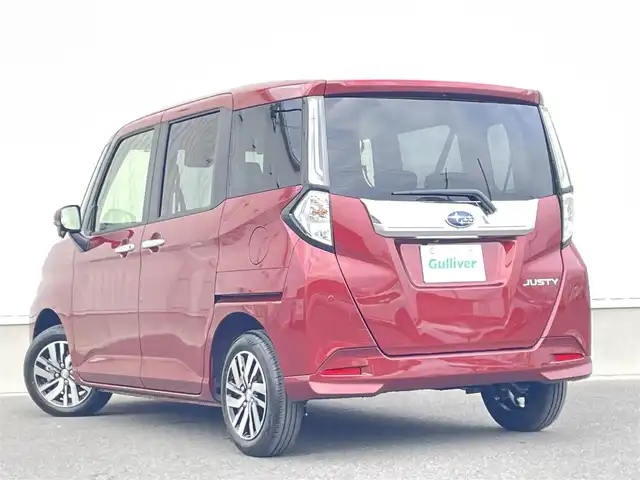 スバル ジャスティ 群馬県 2025(令7)年 0.1千km ファイアークォーツレッドM スマートアシスト/・衝突軽減ブレーキ/・衝突警報/・ブレーキ制御/・路側遺脱警報/・ふらつき警報/・ACC/・先行車発進お知らせ/・車線逸脱警報/・標識認識/・アダプティブドライビングビーム/・サイドビューランプ/・コーナーセンサー/純正ディスプレイオーディオ/（BT/USB/HDMI/）/フルセグTV/バックカメラ/両側パワースライドドア/プッシュスタート/ステリモ/アイドリングストップ/LEDヘッドライト