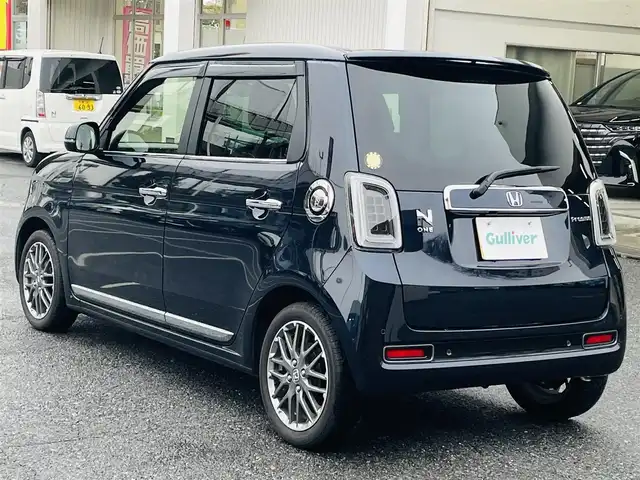 ホンダ Ｎ ＯＮＥ プレミアム ツアラー 千葉県 2023(令5)年 0.9万km ブレーズピーコックマイカ 純正ナビ(CD/DVD/フルセグTV/BT)/15インチ純正アルミホイール/ハーフレザーシート/オートクルーズ/パドルシフト/前席シートヒーター/ステアリングスイッチ/プッシュスタート/オートライト/ブレーキホールド機能/横滑り防止機能/パーキングソナー/車線逸脱防止機能/衝突軽減ブレーキ機能/フロントライトレベライザー/電動格納ミラー/ウィンカーミラー/エコ走行モード/ビルドインETC2.0/取説/ナビ説明書/スペアキー