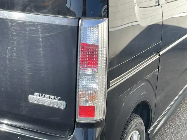 スズキ エブリィ ワゴン PZターボ 山形県 2011(平23)年 9.9万km ブルーイッシュブラックパール3 ４ＷＤターボ/左側パワースライドドア/ダブルエアバッグ/キーレスエントリー/盗難警報装置/パワーウィンドゥ/ＡＢＳ/シートヒーター