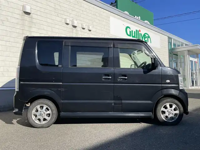 スズキ エブリィ ワゴン PZターボ 山形県 2011(平23)年 9.9万km ブルーイッシュブラックパール3 ４ＷＤターボ/左側パワースライドドア/ダブルエアバッグ/キーレスエントリー/盗難警報装置/パワーウィンドゥ/ＡＢＳ/シートヒーター