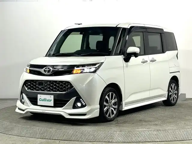 トヨタ タンク カスタムG－T 大阪府 2018(平30)年 4.3万km パールホワイトⅢ TRDエアロ 純正ナビ(フルセグ/DVD再生/Bluetooth) 衝突軽減 両側パワースライドドア バックカメラ ETC クルコン シートヒーター オートライト ワンオーナー スマートキー ドラレコ