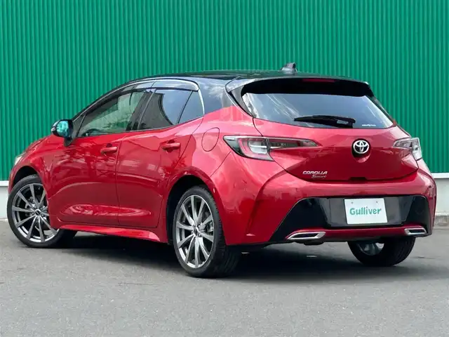 トヨタ カローラ スポーツ G Z 宮城県 2020(令2)年 8万km アティチュードブラックマイカ/ダークブルーマイカメタリック 2トーン 9インチディスプレイオーディオ/6スピーカー/＝＝＝/セーフティセンス/・プリクラッシュセーフティ/・レーンディパーチャーアラート/・ブレーキ制御付クルーズコントロール/・オートマチックハイビーム/・ロードサインアシスト/クリアランスソナー/バックソナー/バックカメラ/ビルトインETC/ハーフレザーシート/シートヒーター/革巻きステアリング/ステアリングスイッチ/電動パーキングブレーキ/ブレーキホールド/LEDヘッドライト/フォグランプ/オートライト/スマートキー＆プッシュスタート/電動格納ミラー/社外18インチAW/フロアマット/ドアバイザー/トノカバー/W/サイド/カーテンエアバッグ
