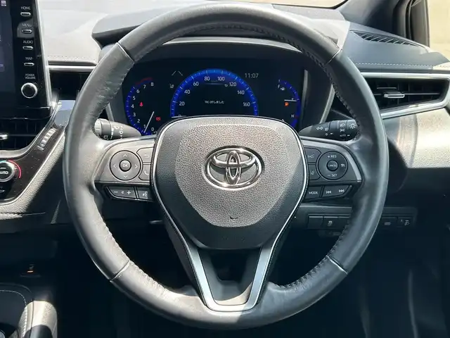 トヨタ カローラ スポーツ G Z 宮城県 2020(令2)年 8万km アティチュードブラックマイカ/ダークブルーマイカメタリック 2トーン 9インチディスプレイオーディオ/6スピーカー/＝＝＝/セーフティセンス/・プリクラッシュセーフティ/・レーンディパーチャーアラート/・ブレーキ制御付クルーズコントロール/・オートマチックハイビーム/・ロードサインアシスト/クリアランスソナー/バックソナー/バックカメラ/ビルトインETC/ハーフレザーシート/シートヒーター/革巻きステアリング/ステアリングスイッチ/電動パーキングブレーキ/ブレーキホールド/LEDヘッドライト/フォグランプ/オートライト/スマートキー＆プッシュスタート/電動格納ミラー/社外18インチAW/フロアマット/ドアバイザー/トノカバー/W/サイド/カーテンエアバッグ