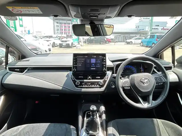 トヨタ カローラ スポーツ G Z 宮城県 2020(令2)年 8万km アティチュードブラックマイカ/ダークブルーマイカメタリック 2トーン 9インチディスプレイオーディオ/6スピーカー/＝＝＝/セーフティセンス/・プリクラッシュセーフティ/・レーンディパーチャーアラート/・ブレーキ制御付クルーズコントロール/・オートマチックハイビーム/・ロードサインアシスト/クリアランスソナー/バックソナー/バックカメラ/ビルトインETC/ハーフレザーシート/シートヒーター/革巻きステアリング/ステアリングスイッチ/電動パーキングブレーキ/ブレーキホールド/LEDヘッドライト/フォグランプ/オートライト/スマートキー＆プッシュスタート/電動格納ミラー/社外18インチAW/フロアマット/ドアバイザー/トノカバー/W/サイド/カーテンエアバッグ