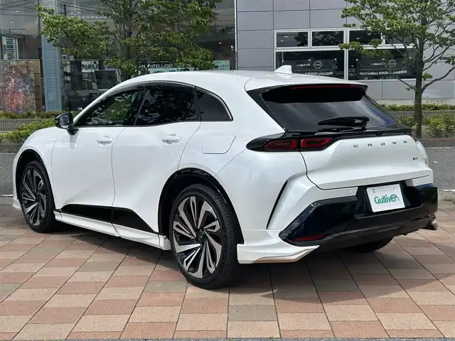 トヨタ クラウン スポーツ Z 福島県 2024(令6)年 0.3万km プレシャスホワイトパール 4WD/モデリスタエアロ（F/S/R）/モデリスタホイール/T-connect対応/純正メモリナビ/　【フルセグ/USB/BT】/アドバンスドパーク/バックカメラ/全周囲カメラ/ステアリングスイッチ/レーダークルーズコントロール/ヘッドアップディスプレイ/ブラインドスポットモニター/本革シート/前席パワーシート/前席エアシート/前席シートヒーター/ステアリングヒーター/ビルトインETC2.0/デジタルインナーミラー/LEDヘッドライト（AUTO機能付き）/オートマチックハイビーム/レーンキープアシスト/パーキングアシスト/コーナーセンサー/横滑り防止機能/衝突軽減システム/電動リアゲート