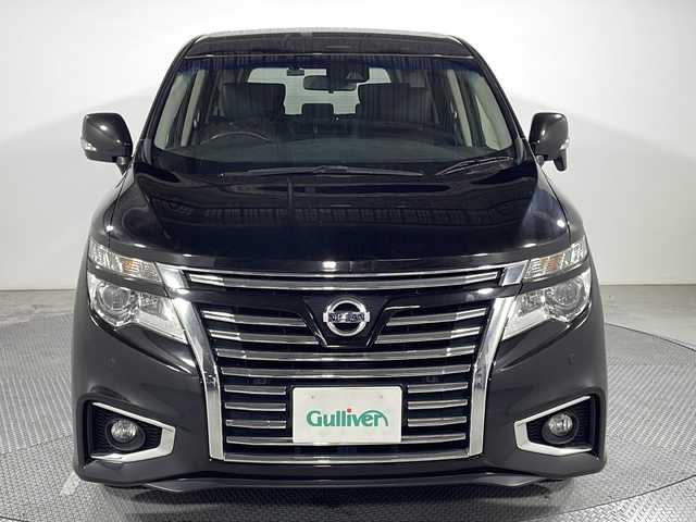 日産 エルグランド 250ハイウェイスターS 広島県 2019(令1)年 5.1万km ファントムブラック 純正9型ナビ/純正フリップダウンモニター/両側パワースライドドア/バックカメラ/インテリジェントクルーズコントロール/エマージェンシーブレーキ/車線逸脱防止支援/ハイビームアシスト/踏み間違い衝突防止アシスト/LEDヘッドランプ/純正18インチAW/ETC/ドライブレコーダー