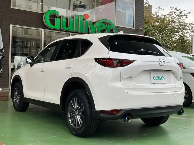 マツダ ＣＸ－５ 20S 神奈川県 2019(令1)年 5.2万km スノーフレイクホワイトパールマイカ 保証書/取扱説明書/純正SDナビ・フルセグTV/CD・DVDビデオ/全方位カメラ/ドライブセレクション/アドバンストスマートシティブレー/LEDヘッドライト/社外ドライブレコーダー/ETC
