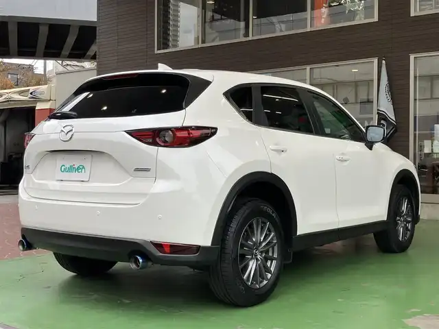 マツダ ＣＸ－５ 20S 神奈川県 2019(令1)年 5.2万km スノーフレイクホワイトパールマイカ 保証書/取扱説明書/純正SDナビ・フルセグTV/CD・DVDビデオ/全方位カメラ/ドライブセレクション/アドバンストスマートシティブレー/LEDヘッドライト/社外ドライブレコーダー/ETC