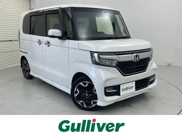 ホンダ Ｎ ＢＯＸ カスタム G L ターボ ホンダセンシング 茨城県 2020(令2)年 3.5万km プラチナホワイトパール 純正ナビ/バックカメラ/フルセグ/衝突被害軽減ブレーキ/車線逸脱抑制装置/レーダークルーズコントロール/オートマチックハイビーム/クリアランスソナー/両側電動スライドドア/ETC/シートヒーター/純正15インチAW/LEDヘッドライト/スマートキー